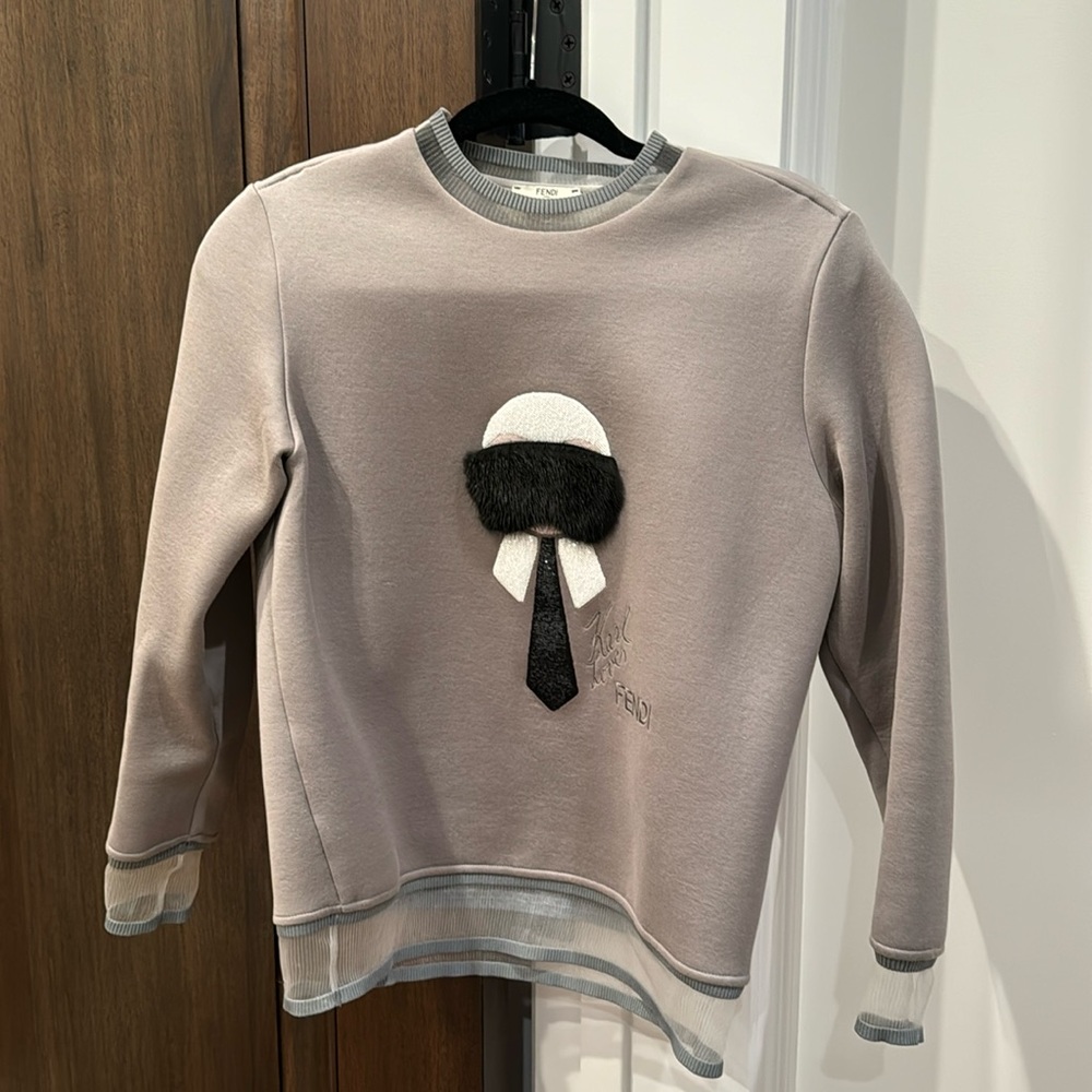 Fendi Karl lagerfeld sweater